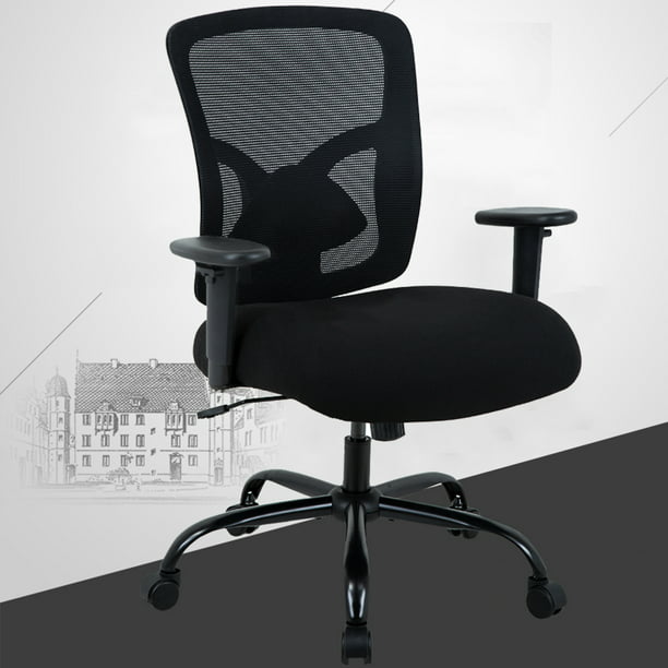 Black Mesh Computer Chair Modern Executive Home Office Desk Chairs Rolling Swivel and Armrest Adjustable Task Chair for Lumbar Back Support OFIKA 300LBS Office Chair Ergonomic Desk Chair 